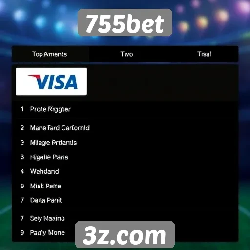 Métodos de pagamento disponíveis na 755bet