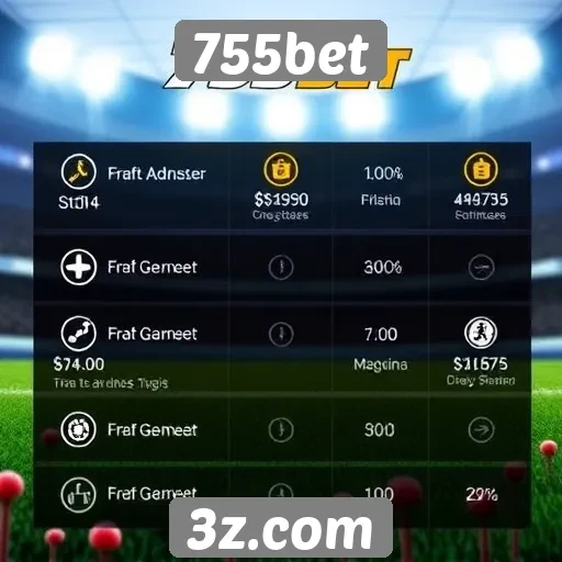 Análise das funcionalidades do site 755bet