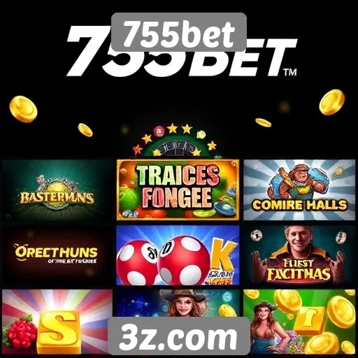 Variedade de jogos oferecidos pela 755bet